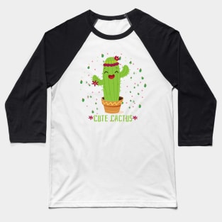 Cute Cactus Lover Cacti Funny T-Shirts for women and girls Baseball T-Shirt